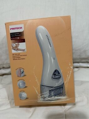 Pritech Rechargeable Callus Remover - White NEW